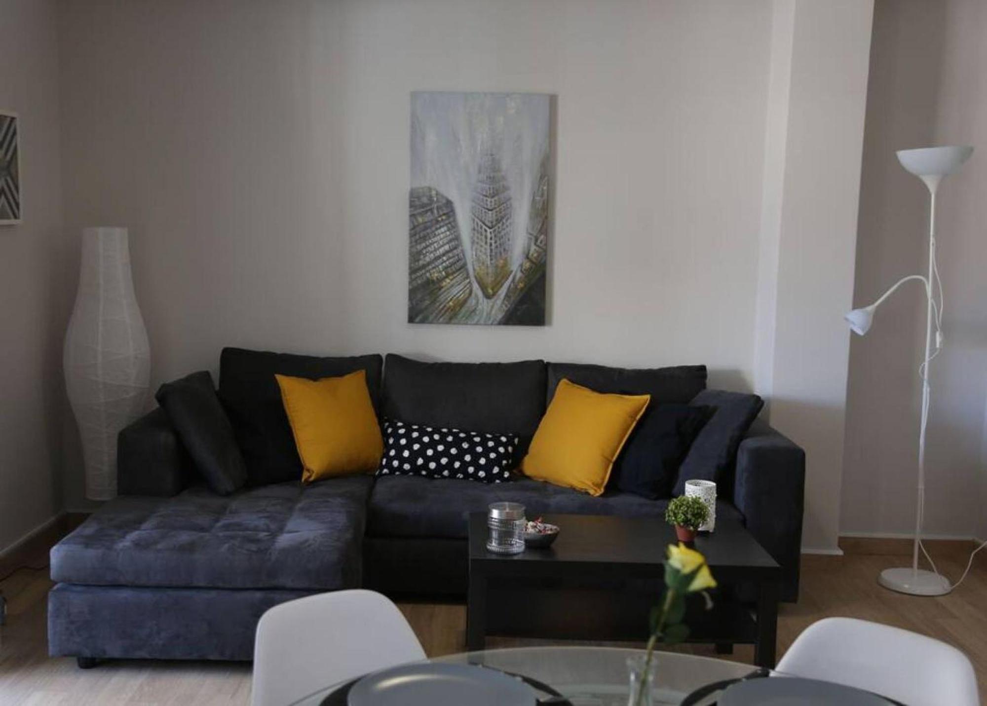 Penthouse Lux Flat With 2 Bd Next To Larissis Atenas Exterior foto